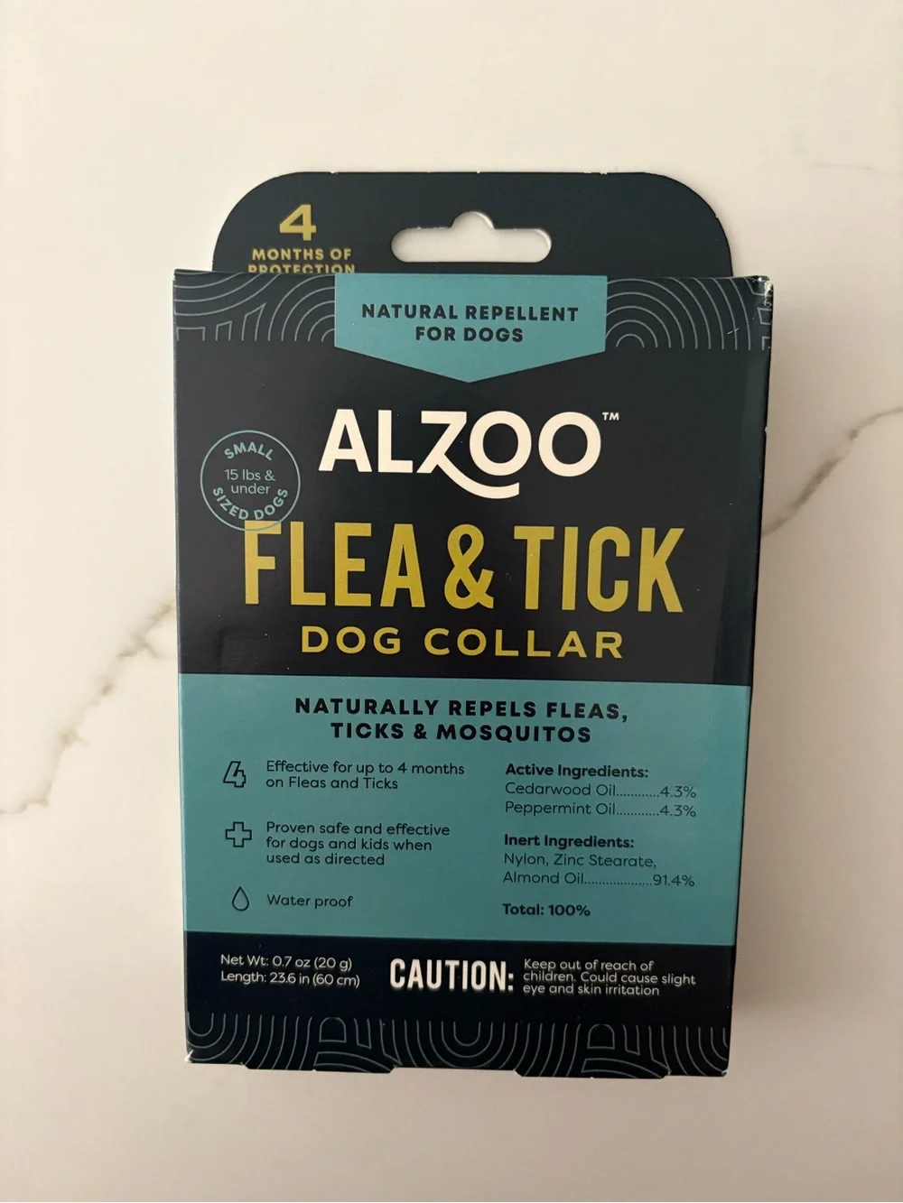 New Alzoo Natural Repellent for Dogs Flea and Tick Dog Collar